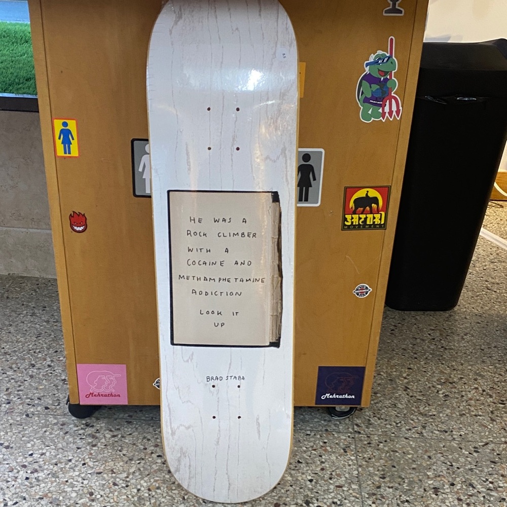 Skate Mental deck - Brad Staba Letter